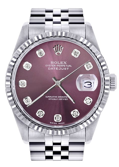 purple dial rolex datejust|Rolex watch Datejust price.